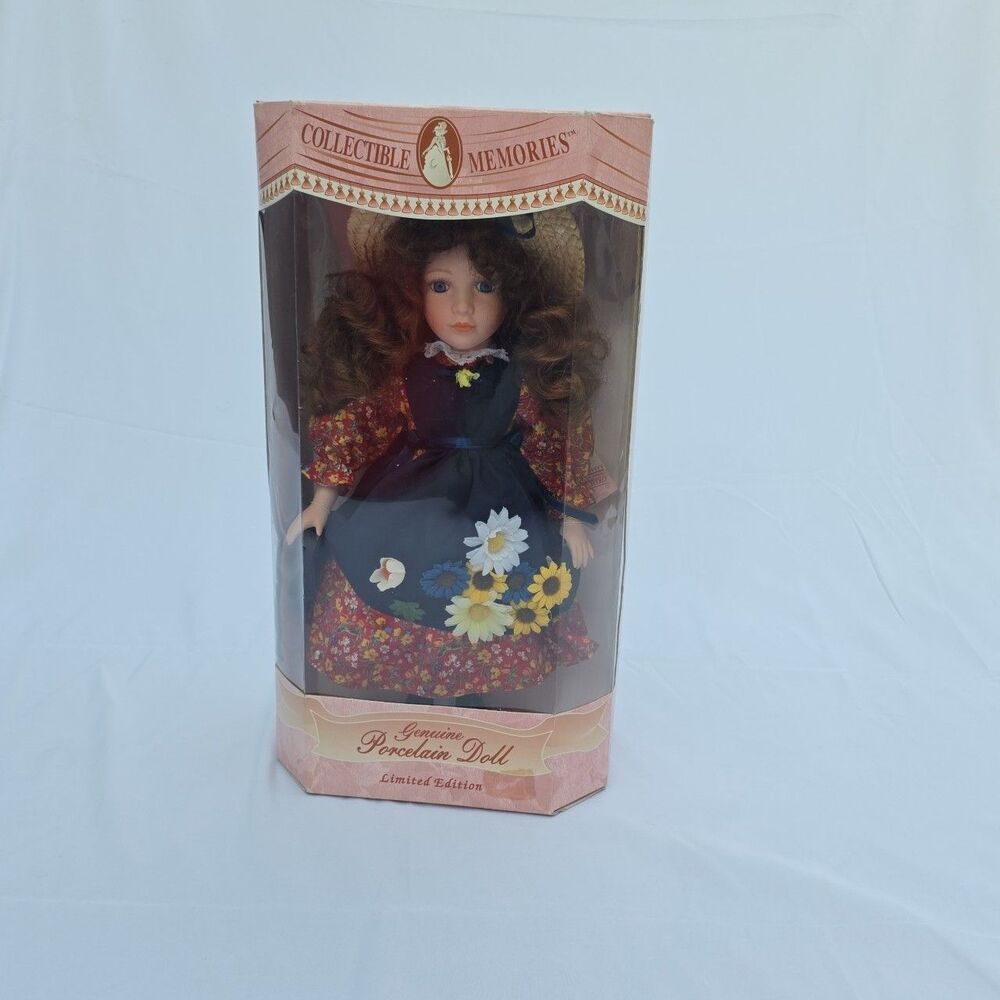 Country Girl NORMA JEAN Porcelain Doll